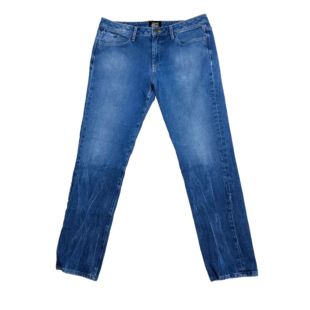 FOUND DENIM Juliette High Waist Skinny Jeans Women's Size‎ 31 (12) Med Wash-EUC